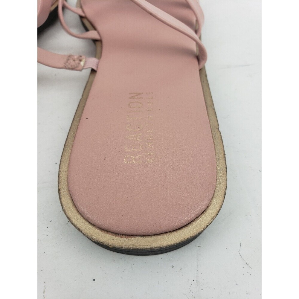 Reaction Kenneth Cole Sloan Four Band Strappy Slide Sandal in Blush Pink Size 10 - Picture 5 of 16